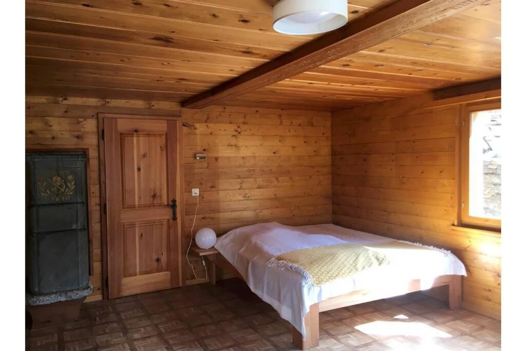 Gasenried Alpia 26 - Zwei Zimmerwohnung In Traditionellem Walliser Haus מראה חיצוני תמונה