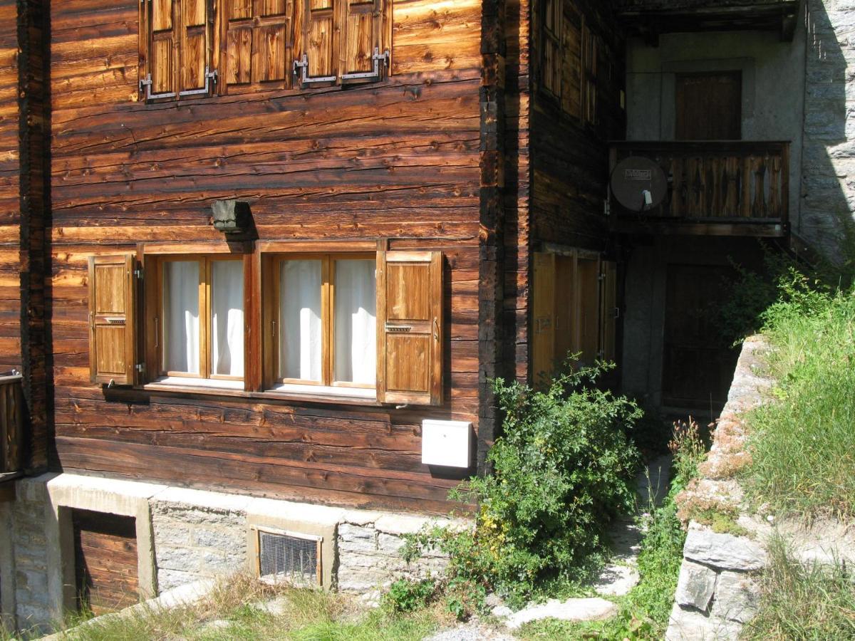 Gasenried Alpia 26 - Zwei Zimmerwohnung In Traditionellem Walliser Haus מראה חיצוני תמונה